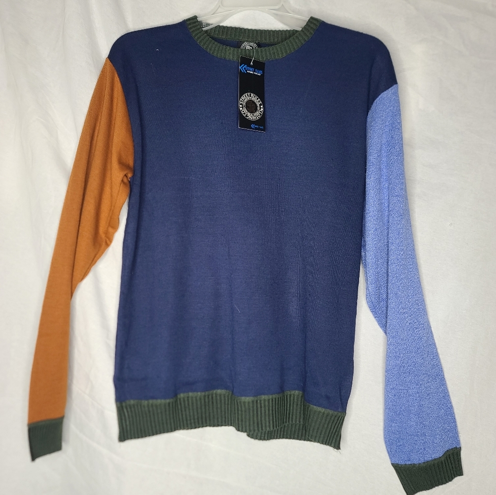 New With tags color block sweater